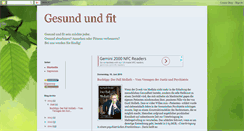 Desktop Screenshot of gesund-und-fit.info